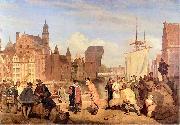 Wojciech Gerson Gdansk in the 17th century. oil painting reproduction